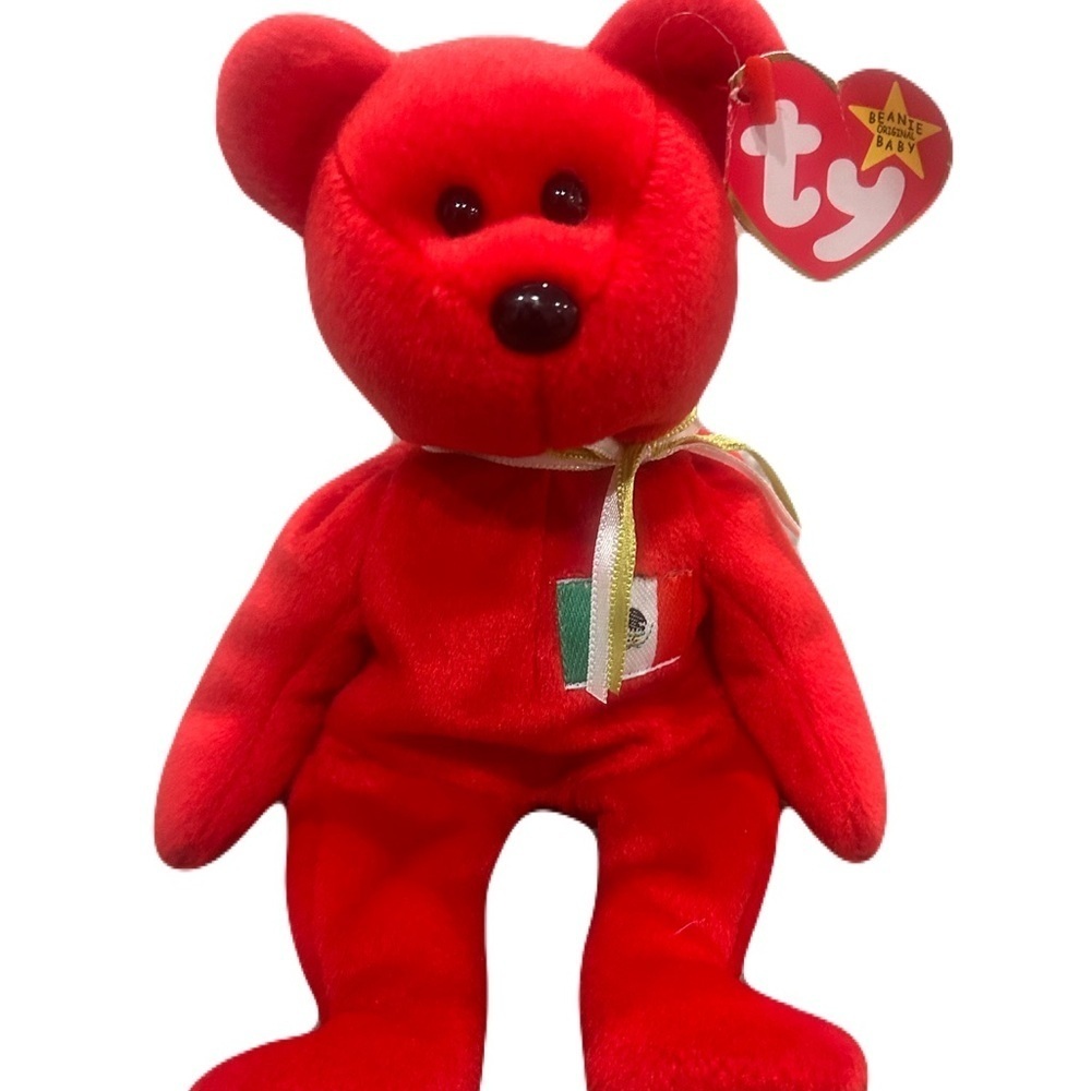 TY OSITO Red Mexico Beanie Baby